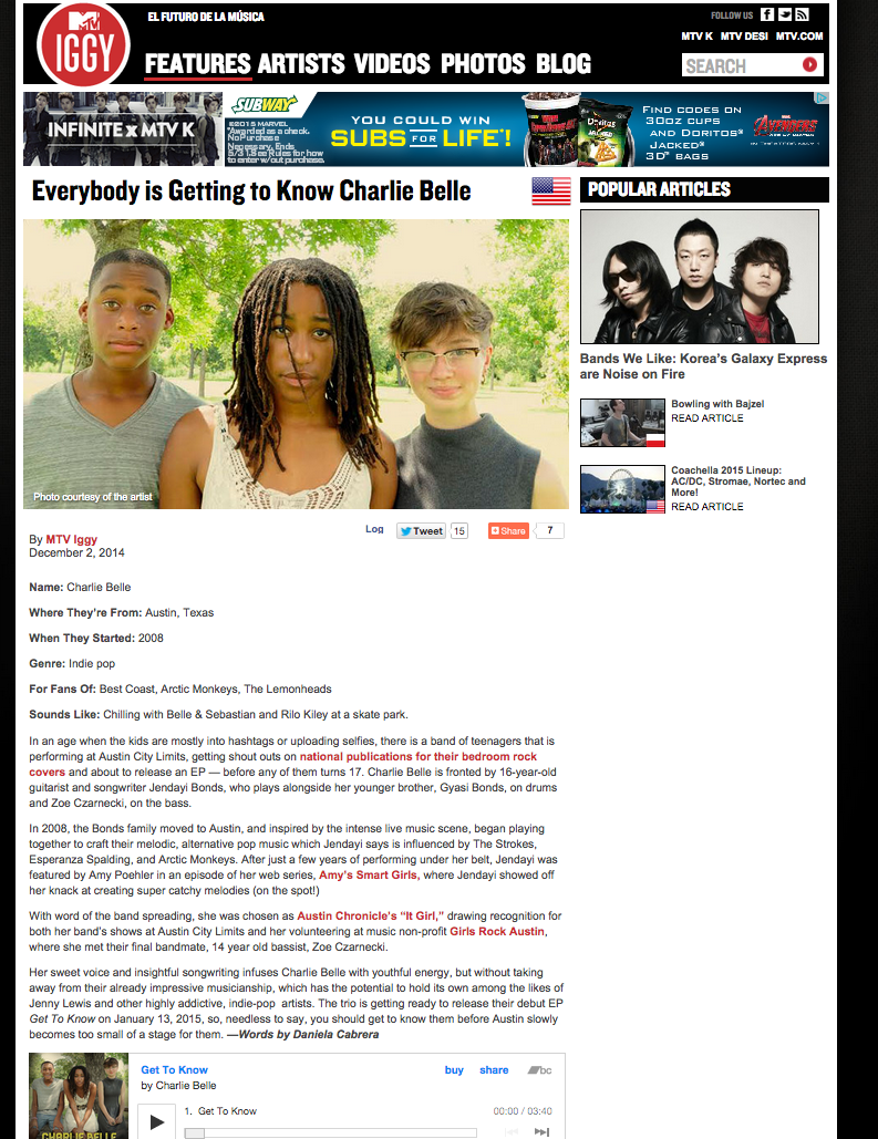  MTV Iggy 
