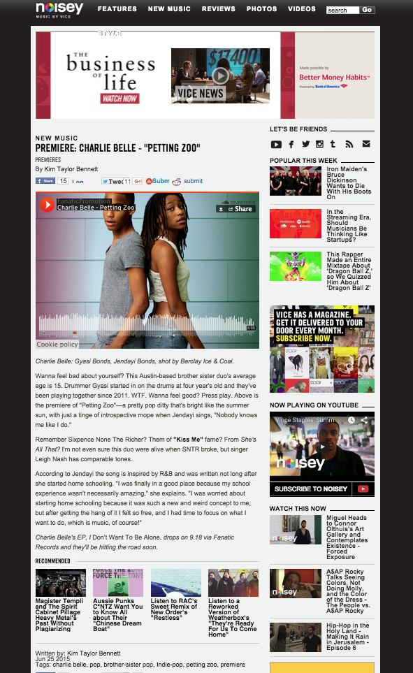   Noisey  