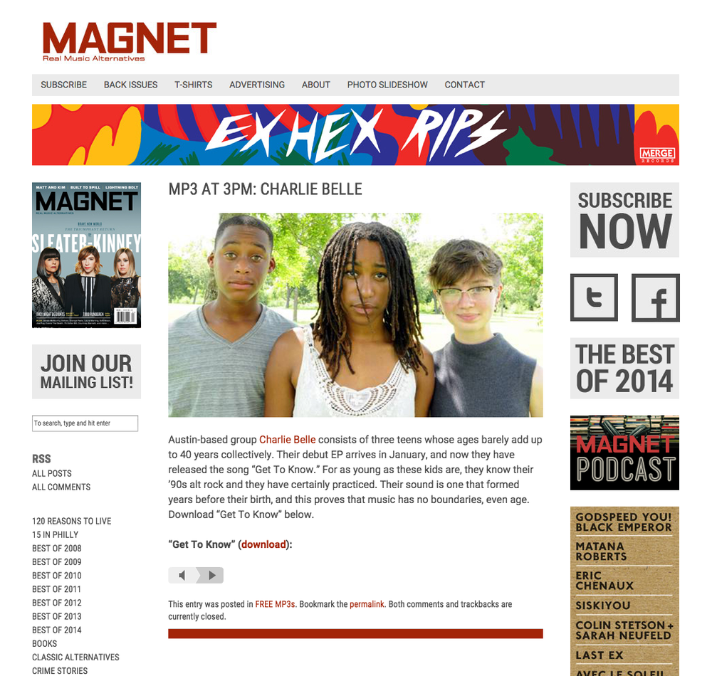   Magnet Magazine  