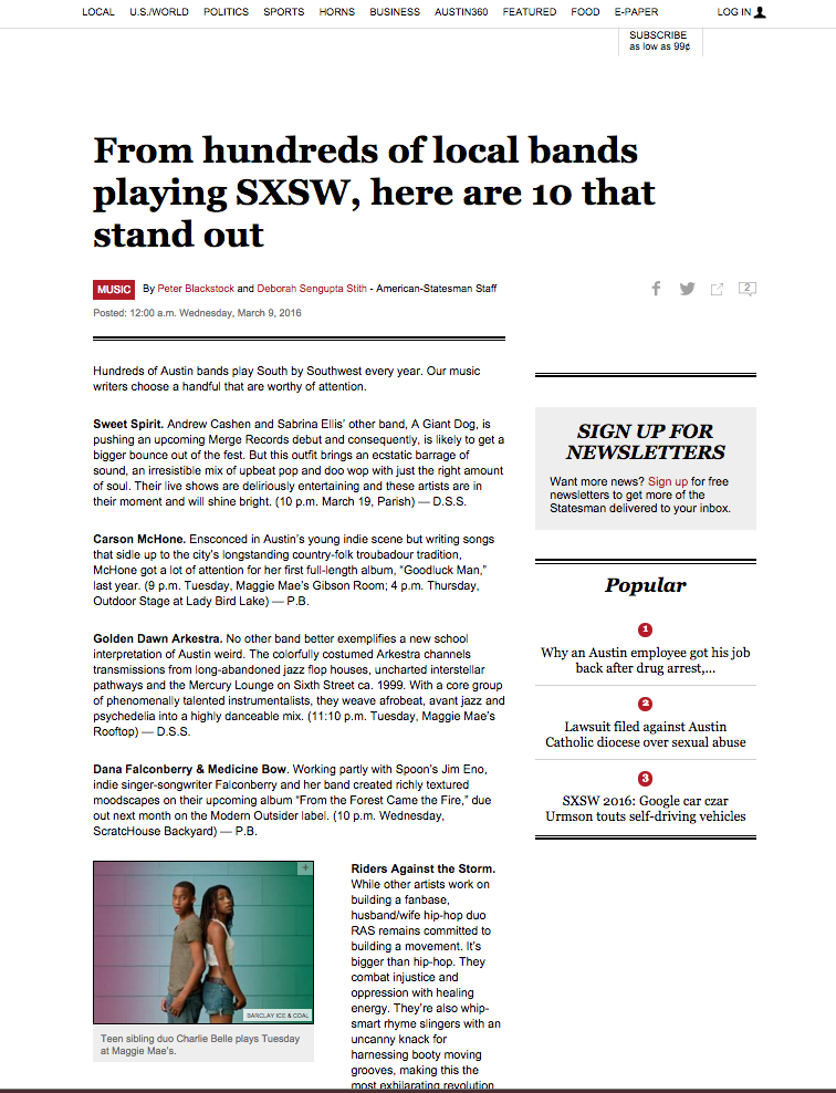   Austin American-Statesman  